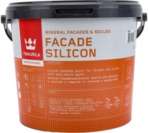 Краска для цоколей и фасадов FACADE SILICON