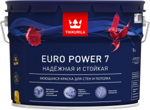 Euro Power 7 - Моющаяся краска для интерьера