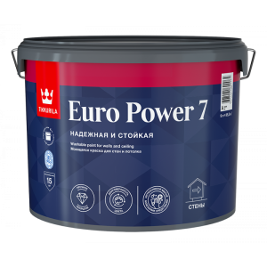 Euro Power 7 - Моющаяся краска для интерьера