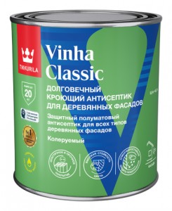 Кроющий антисептик Винха - TIKKURILA VINHA CLASSIC 0,9 л