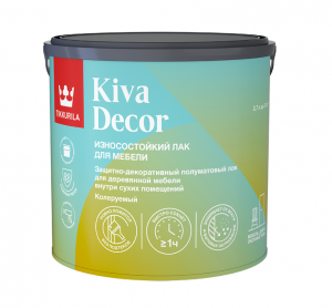 Лак для мебели и детских игрушек Kiva Decor