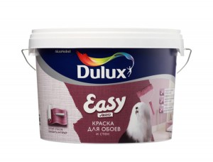 Краска Dulux Easy 2.5 л для стен и обоев — без запаха, экологичная