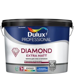 Глубокоматовая краска Dulux Diamond Extra Matt — повышенной прочности