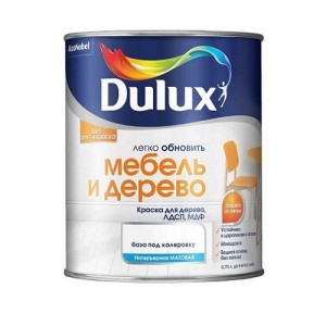 Краска Dulux для мебели и дерева — полуматовая и износостойкая