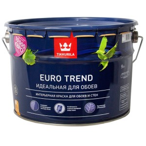 Матовая краска для покраски обоев и стен Euro Trend (Евро тренд)