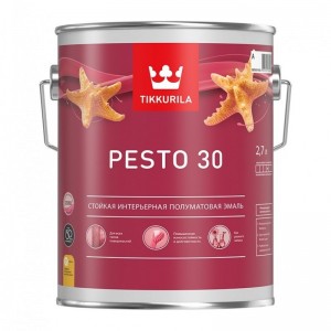 Полуматовая интерьерная эмаль Pesto 30 - Песто 30